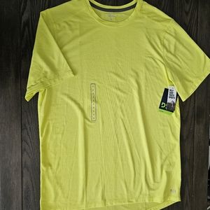 NWT MEN'S SMALL ALL OUT PERFORMANCE TEE ICED CITRON